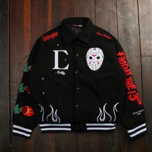 Civil Regime Friday the 13th Jason Vorhees Varsity Jacket